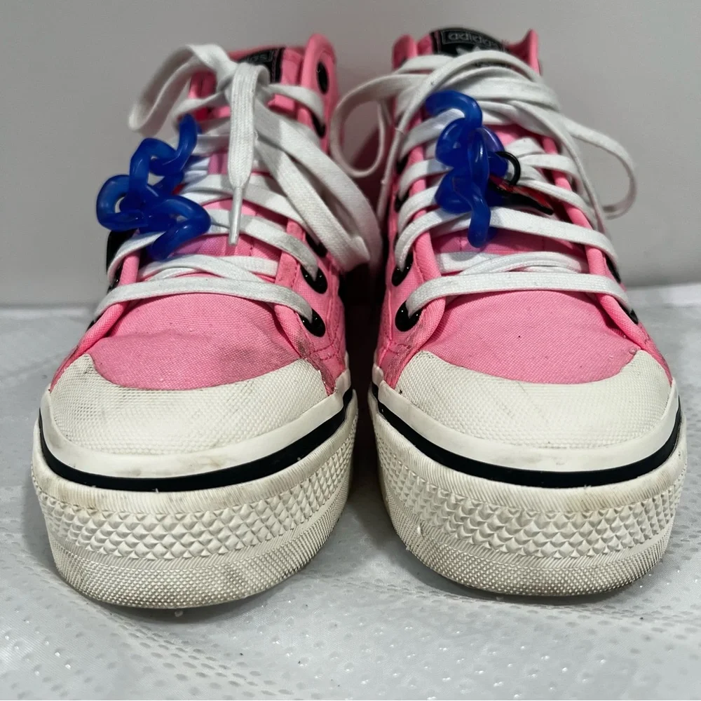 adidas Hello Kitty x Nizza Platform Sneaker Pink Women’s Sz 5.5 - Picture 2 of 16